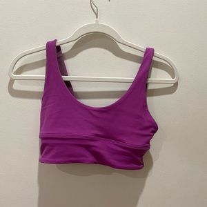 Lululemon align bra size 4 wild plum, reversible. Washed on cold & air dried
